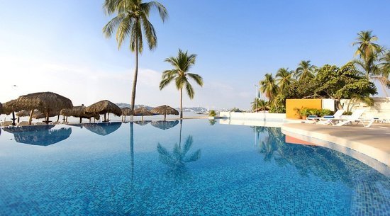 Pool Krystal Beach Acapulco Hotel - 